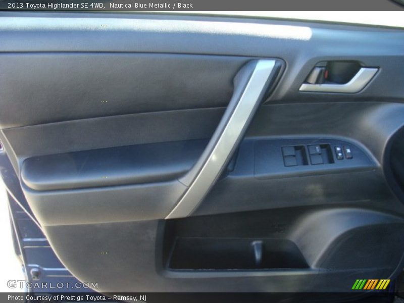 Nautical Blue Metallic / Black 2013 Toyota Highlander SE 4WD