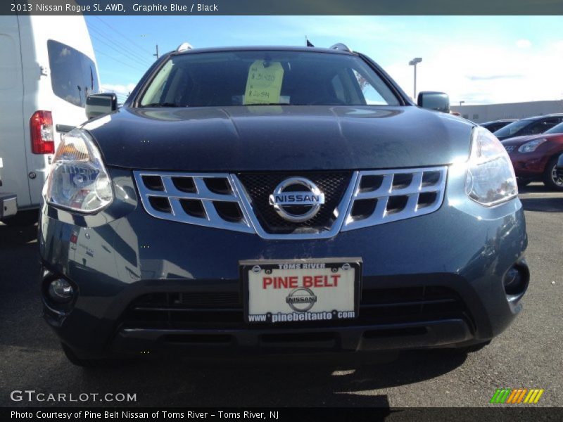 Graphite Blue / Black 2013 Nissan Rogue SL AWD
