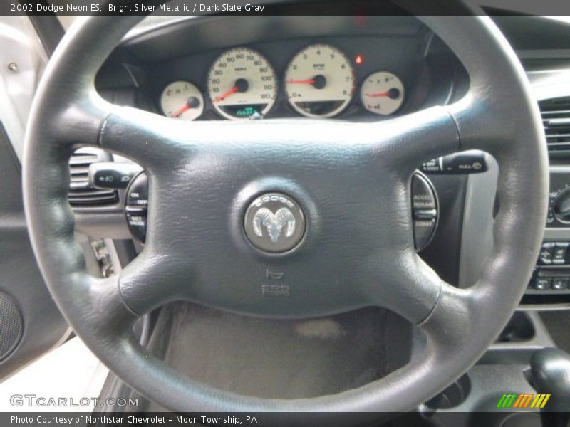 Bright Silver Metallic / Dark Slate Gray 2002 Dodge Neon ES