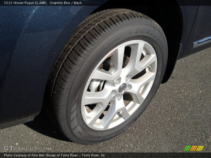 Graphite Blue / Black 2013 Nissan Rogue SL AWD