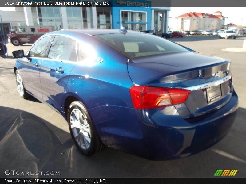 Blue Topaz Metallic / Jet Black 2014 Chevrolet Impala LT