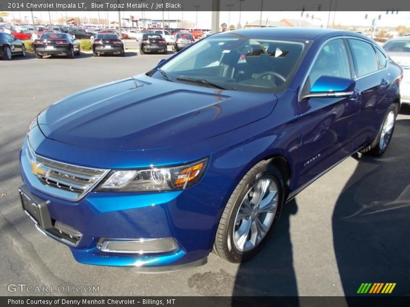 Blue Topaz Metallic / Jet Black 2014 Chevrolet Impala LT