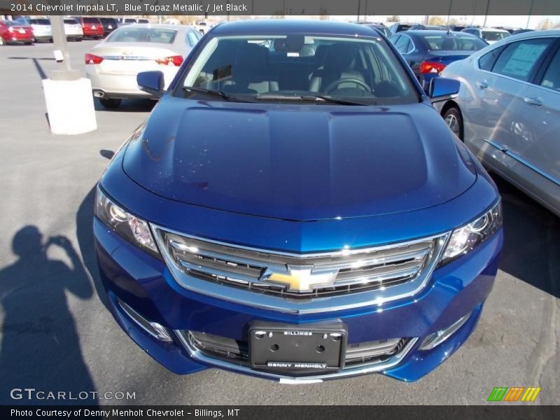 Blue Topaz Metallic / Jet Black 2014 Chevrolet Impala LT