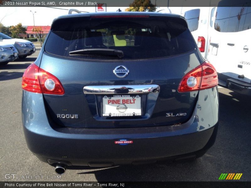 Graphite Blue / Black 2013 Nissan Rogue SL AWD