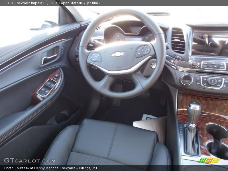 Blue Topaz Metallic / Jet Black 2014 Chevrolet Impala LT