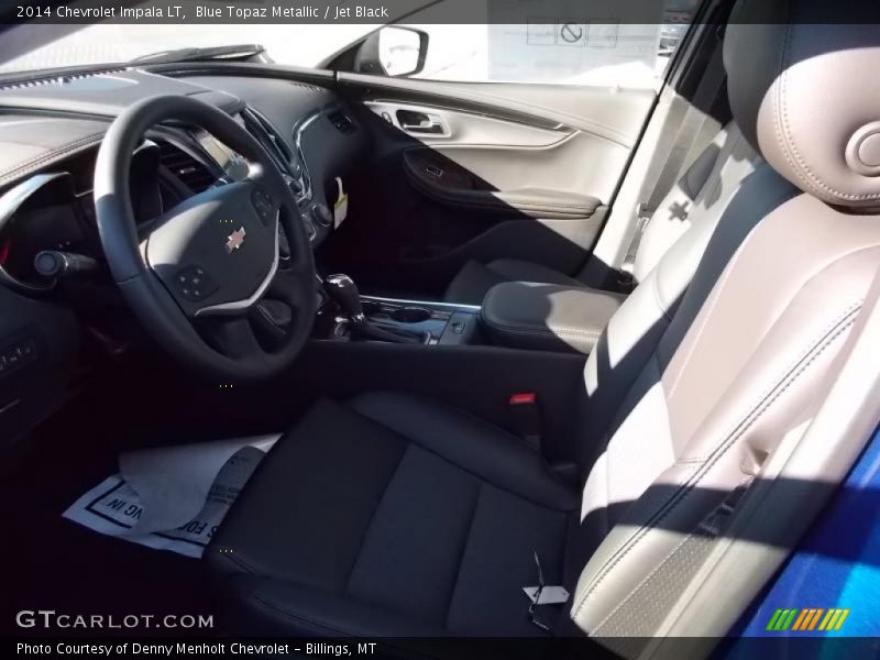Blue Topaz Metallic / Jet Black 2014 Chevrolet Impala LT