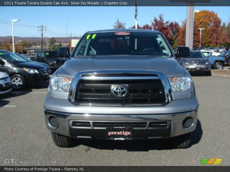 Silver Sky Metallic / Graphite Gray 2011 Toyota Tundra Double Cab 4x4