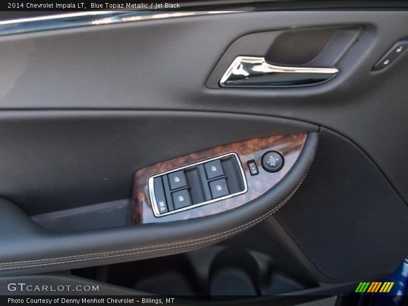 Blue Topaz Metallic / Jet Black 2014 Chevrolet Impala LT