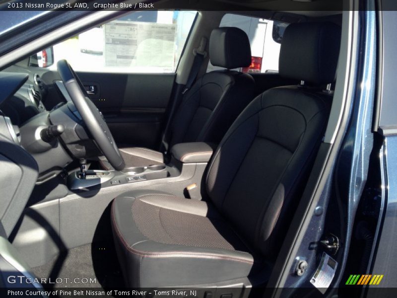 Graphite Blue / Black 2013 Nissan Rogue SL AWD