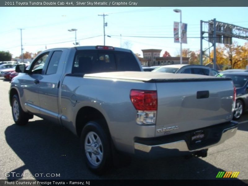 Silver Sky Metallic / Graphite Gray 2011 Toyota Tundra Double Cab 4x4