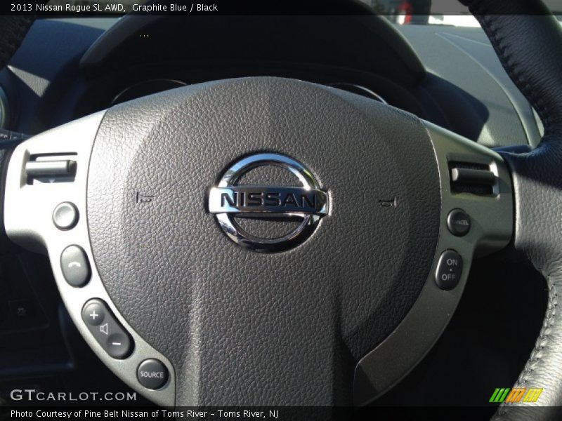 Graphite Blue / Black 2013 Nissan Rogue SL AWD