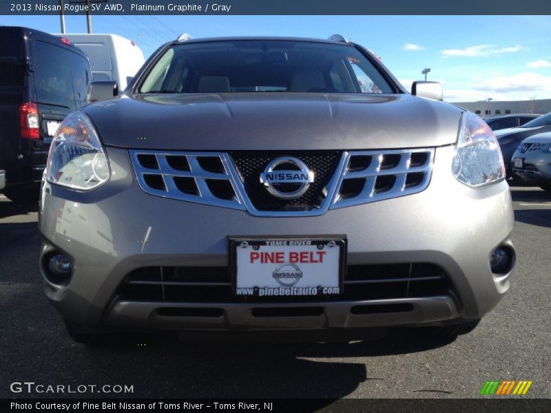 Platinum Graphite / Gray 2013 Nissan Rogue SV AWD