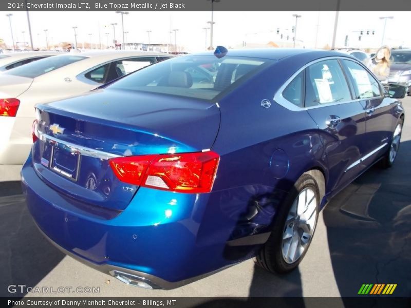Blue Topaz Metallic / Jet Black 2014 Chevrolet Impala LTZ