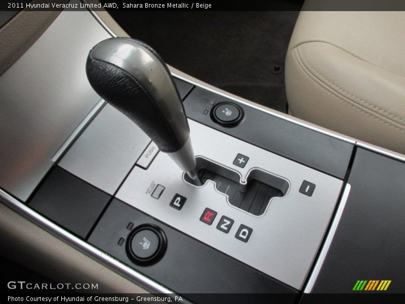 Sahara Bronze Metallic / Beige 2011 Hyundai Veracruz Limited AWD