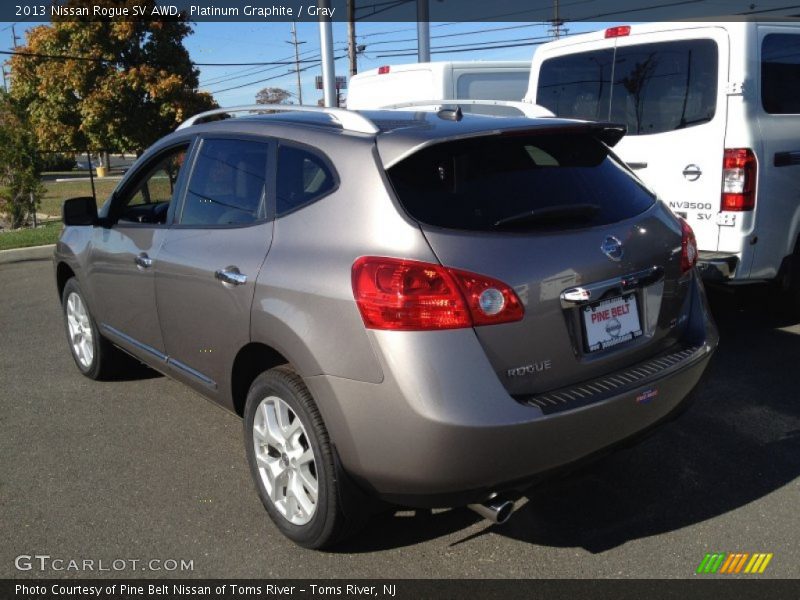 Platinum Graphite / Gray 2013 Nissan Rogue SV AWD