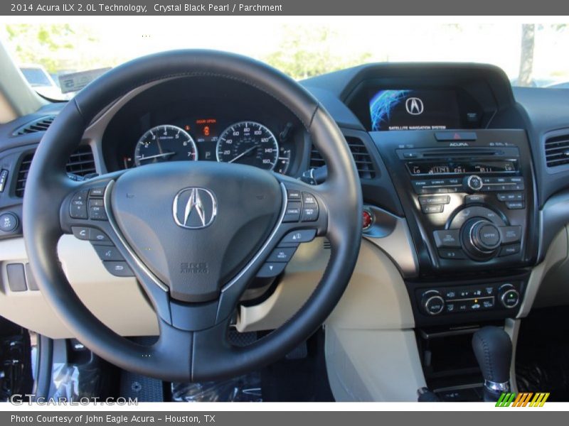 Crystal Black Pearl / Parchment 2014 Acura ILX 2.0L Technology