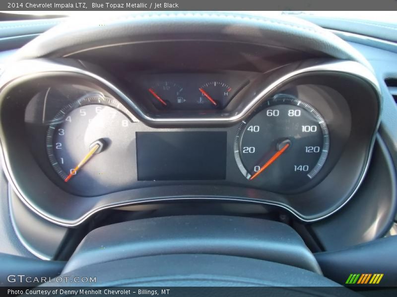 Blue Topaz Metallic / Jet Black 2014 Chevrolet Impala LTZ