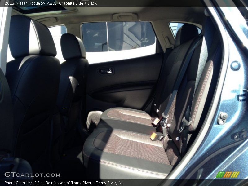 Graphite Blue / Black 2013 Nissan Rogue SV AWD