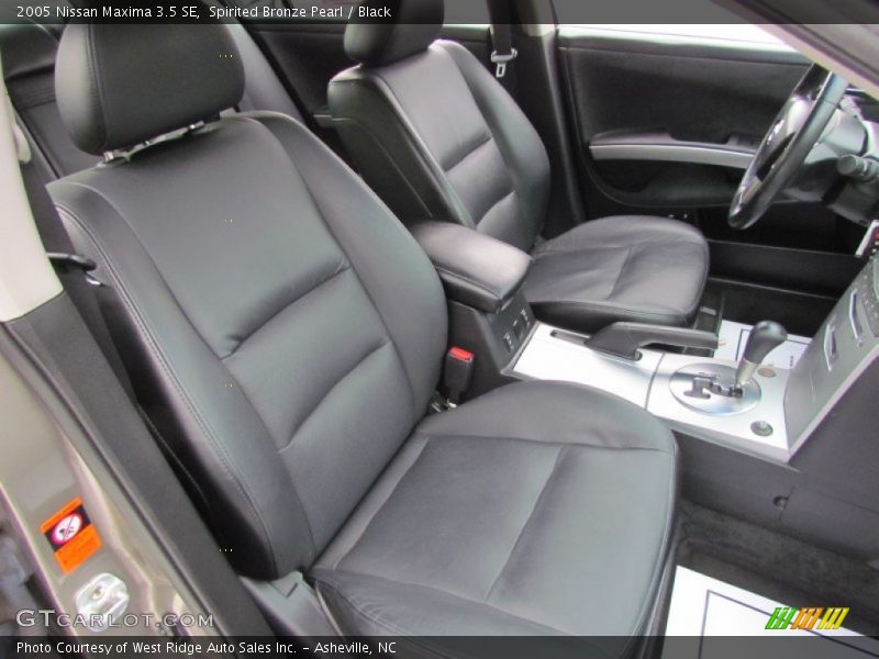 Spirited Bronze Pearl / Black 2005 Nissan Maxima 3.5 SE