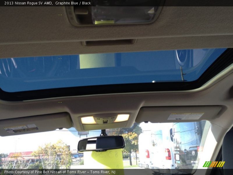 Graphite Blue / Black 2013 Nissan Rogue SV AWD