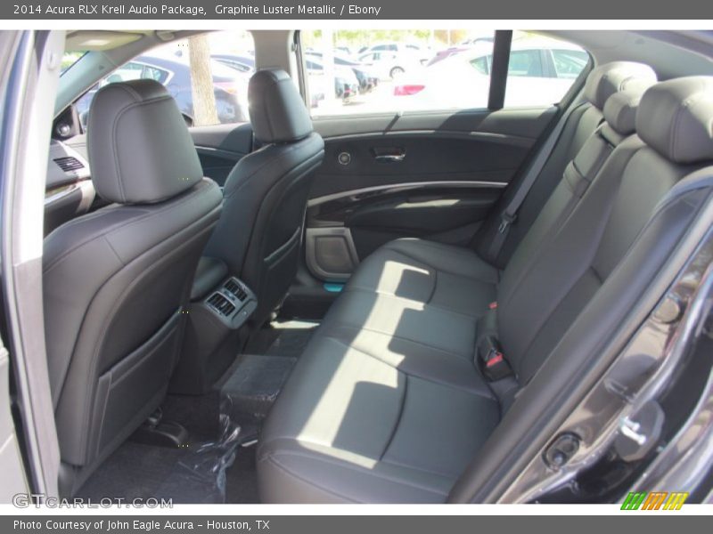 Rear Seat of 2014 RLX Krell Audio Package