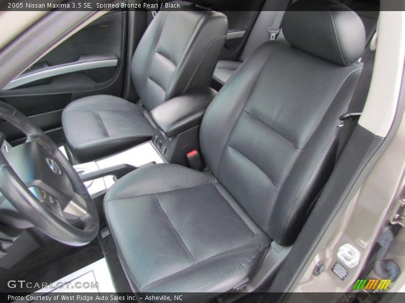 Spirited Bronze Pearl / Black 2005 Nissan Maxima 3.5 SE