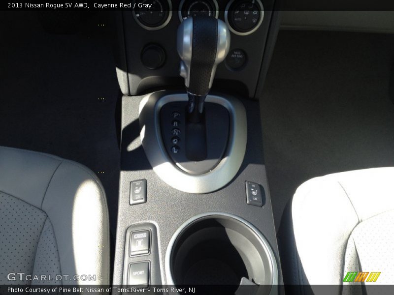 Cayenne Red / Gray 2013 Nissan Rogue SV AWD