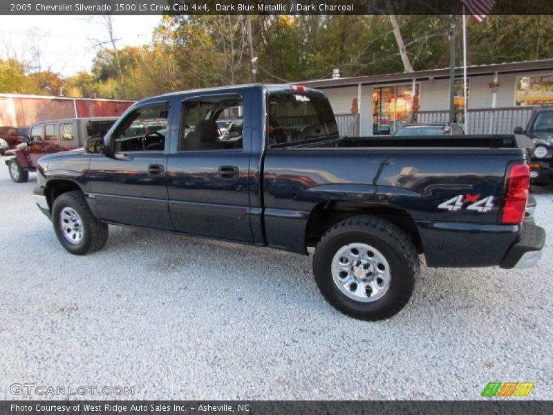 Dark Blue Metallic / Dark Charcoal 2005 Chevrolet Silverado 1500 LS Crew Cab 4x4
