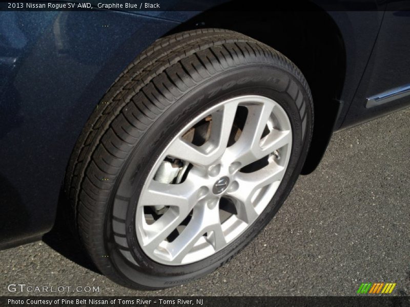 Graphite Blue / Black 2013 Nissan Rogue SV AWD