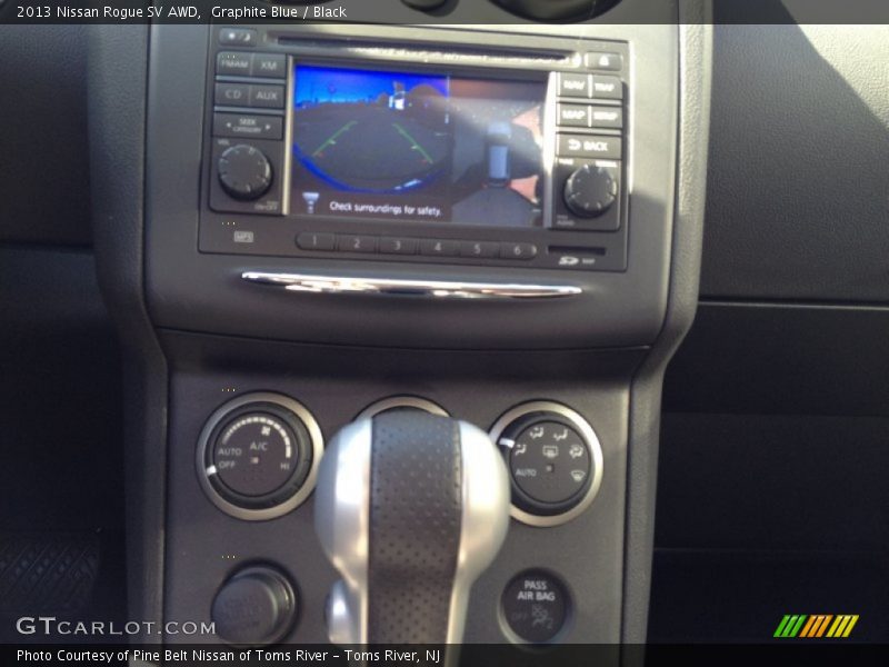 Graphite Blue / Black 2013 Nissan Rogue SV AWD