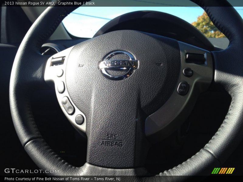 Graphite Blue / Black 2013 Nissan Rogue SV AWD
