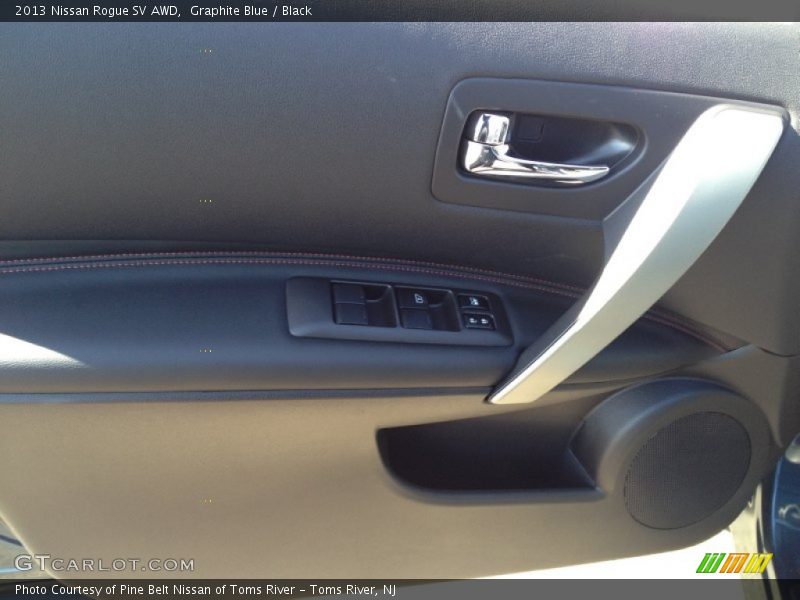 Graphite Blue / Black 2013 Nissan Rogue SV AWD
