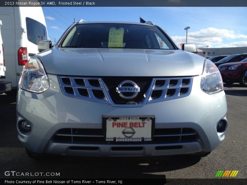 Frosted Steel / Black 2013 Nissan Rogue SV AWD