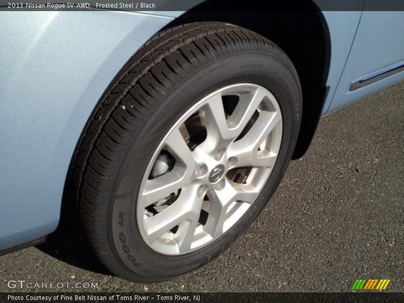 Frosted Steel / Black 2013 Nissan Rogue SV AWD