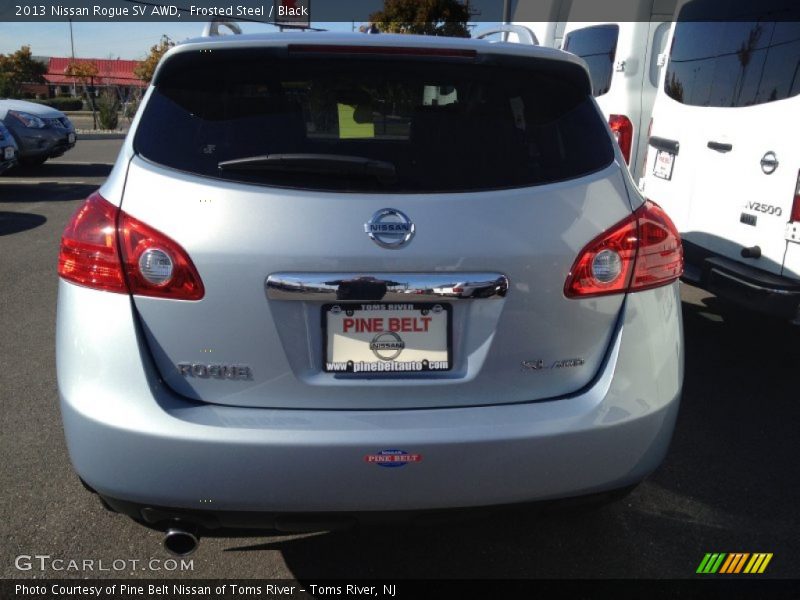 Frosted Steel / Black 2013 Nissan Rogue SV AWD