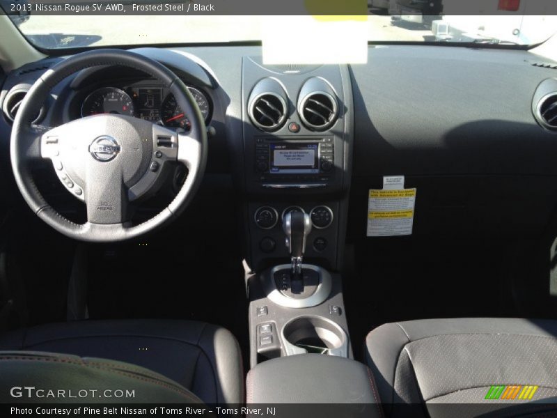Frosted Steel / Black 2013 Nissan Rogue SV AWD