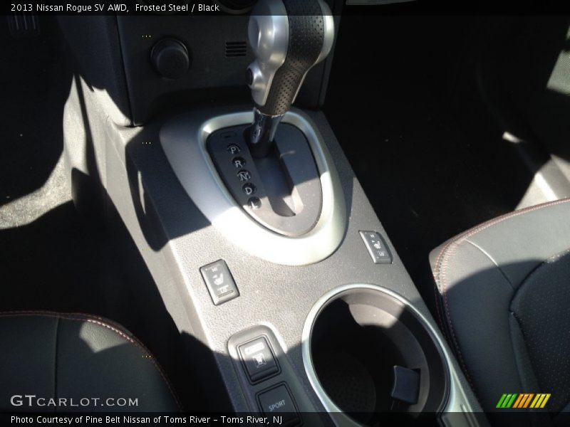 Frosted Steel / Black 2013 Nissan Rogue SV AWD
