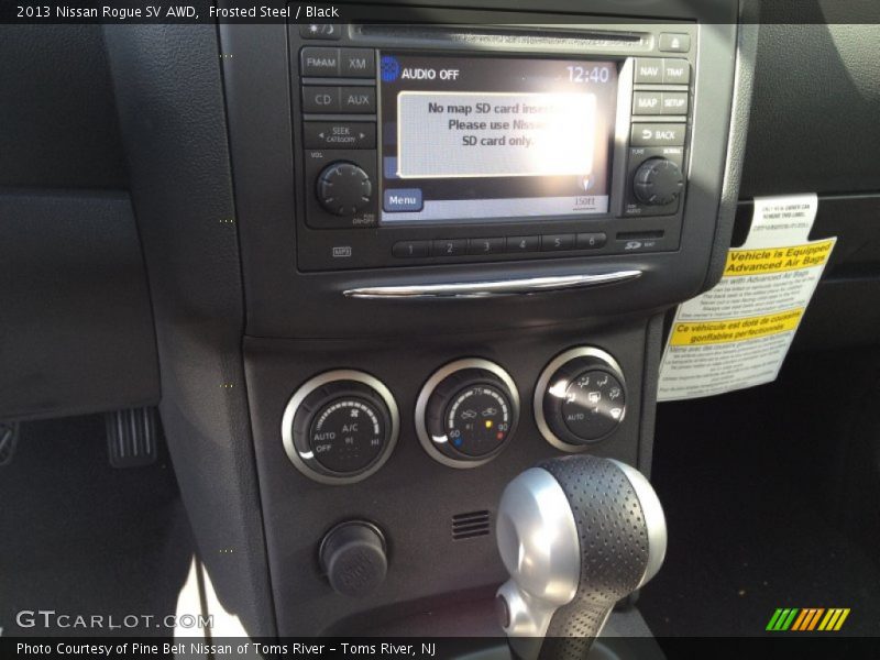 Frosted Steel / Black 2013 Nissan Rogue SV AWD