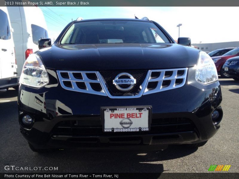 Super Black / Black 2013 Nissan Rogue SL AWD