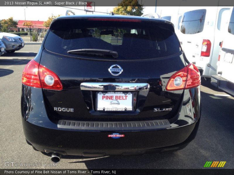 Super Black / Black 2013 Nissan Rogue SL AWD