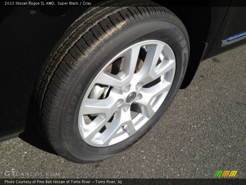 Super Black / Gray 2013 Nissan Rogue SL AWD