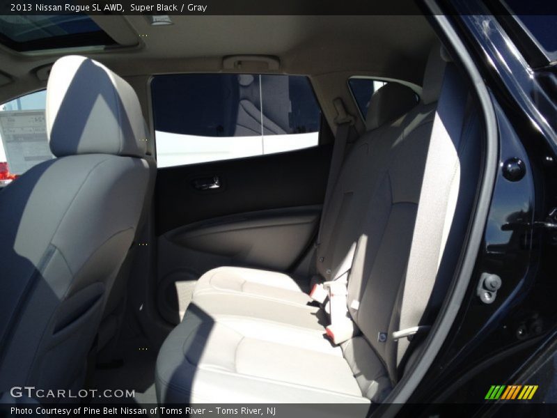 Super Black / Gray 2013 Nissan Rogue SL AWD