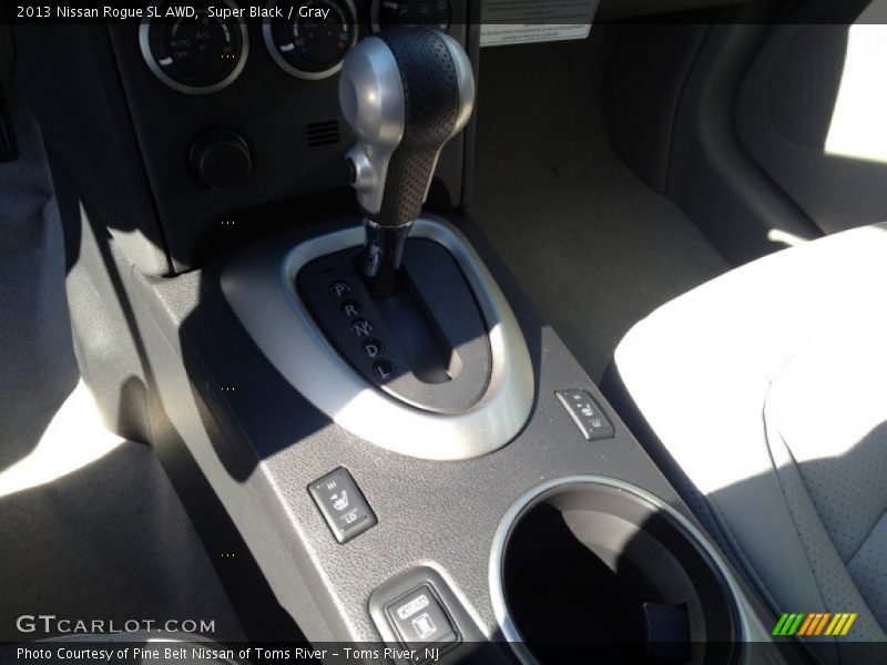 Super Black / Gray 2013 Nissan Rogue SL AWD