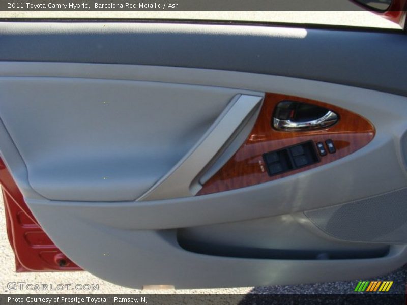 Barcelona Red Metallic / Ash 2011 Toyota Camry Hybrid