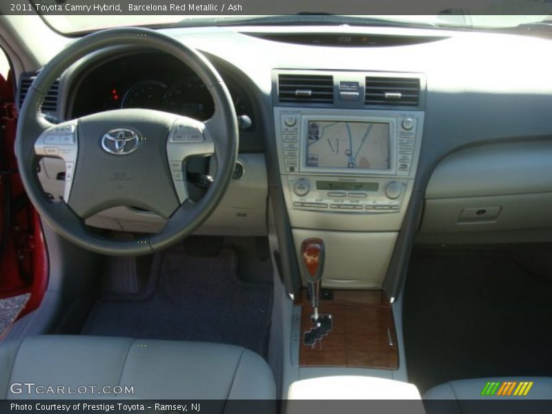 Barcelona Red Metallic / Ash 2011 Toyota Camry Hybrid