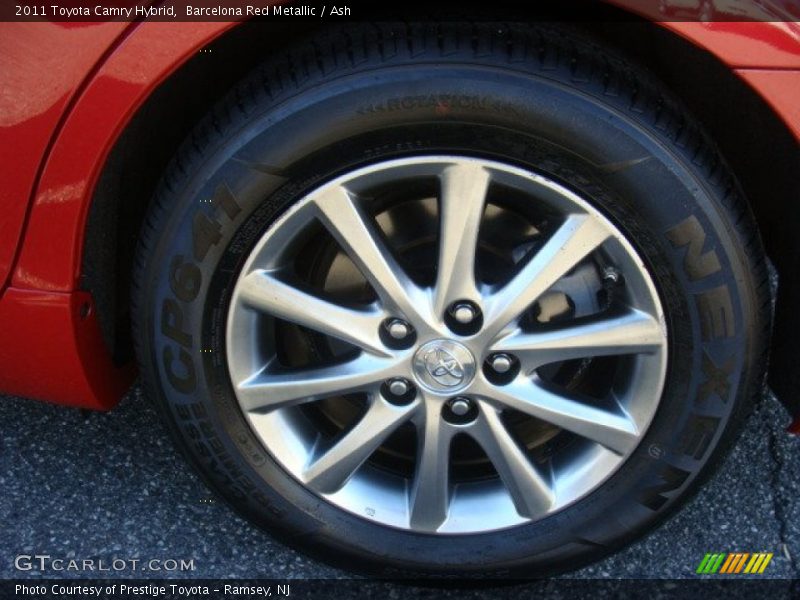 Barcelona Red Metallic / Ash 2011 Toyota Camry Hybrid