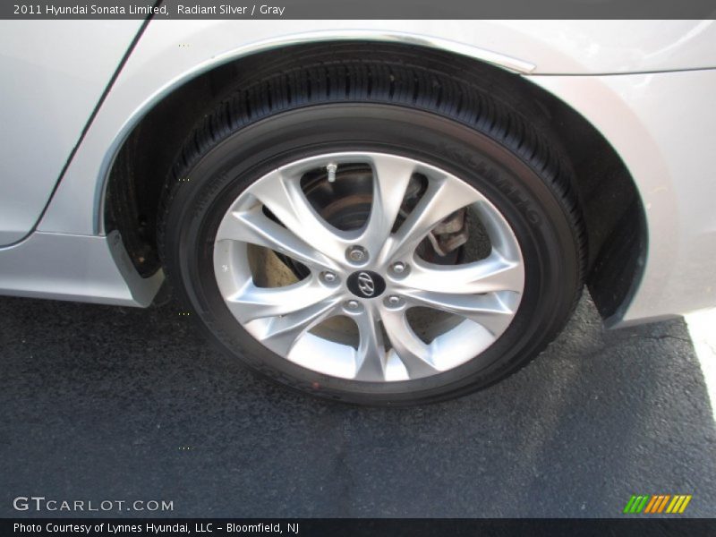 Radiant Silver / Gray 2011 Hyundai Sonata Limited