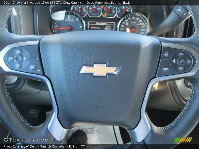 Deep Ruby Metallic / Jet Black 2014 Chevrolet Silverado 1500 LTZ Z71 Crew Cab 4x4