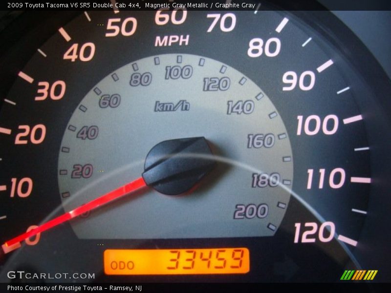 Magnetic Gray Metallic / Graphite Gray 2009 Toyota Tacoma V6 SR5 Double Cab 4x4