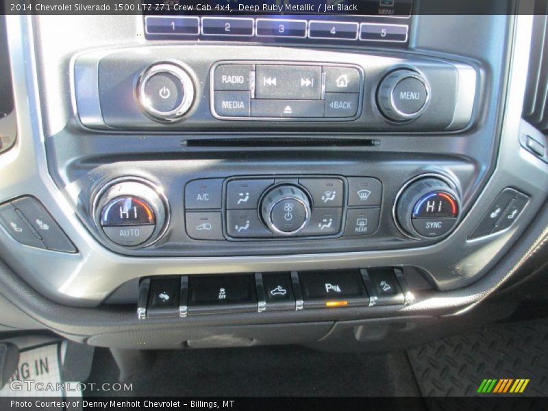 Deep Ruby Metallic / Jet Black 2014 Chevrolet Silverado 1500 LTZ Z71 Crew Cab 4x4